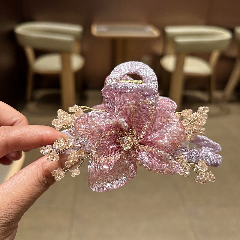 Elegante Koreaanse haaraccesso - Crystal Mesh Fabric recensie en prijs